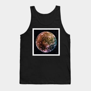 COLORFUL MOON WITH STARS (CALLISTO) Tank Top